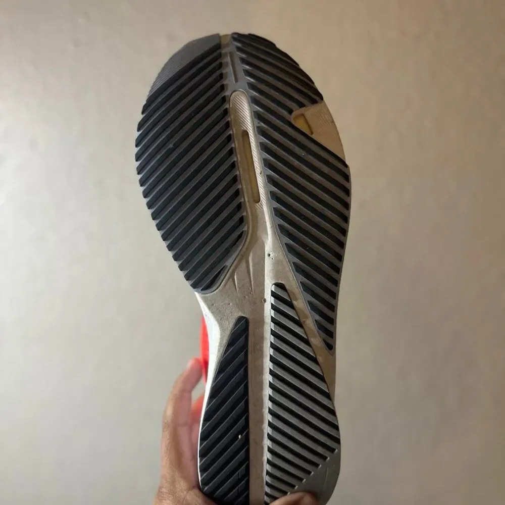 Adidas Men's Orange and Red Trainers